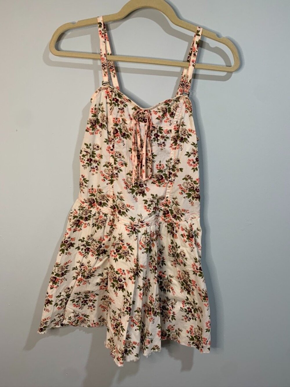 Tracy Feith for Target Floral Sundress Size 7 Cottagecore Tie Front Adjustable S
